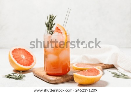 Similar – Image, Stock Photo Cold water with grapefruit.