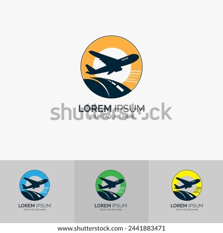 Travel logo design template for travel and tourism agency.