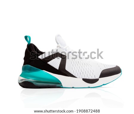 stylish sports shoes, insulated on a white background Photo stock © 