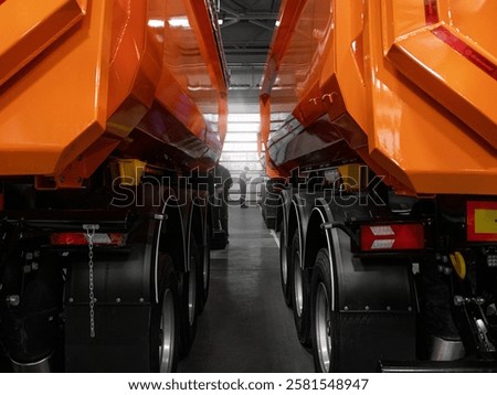 Similar – Image, Stock Photo There the two stand and marvel at the shadows of the watering cans on the paving stones.