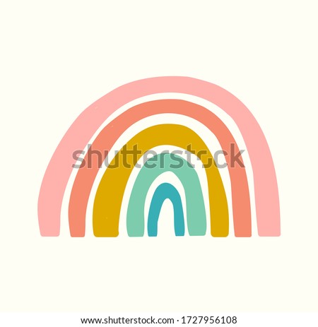 isolated rainbow flat design modern colors Foto d'archivio © 