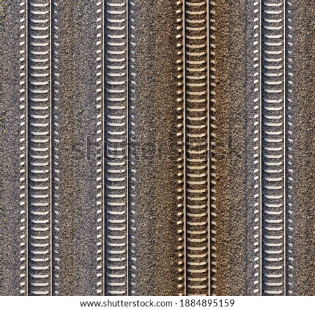 Similar – Image, Stock Photo #Railroad tracks from above