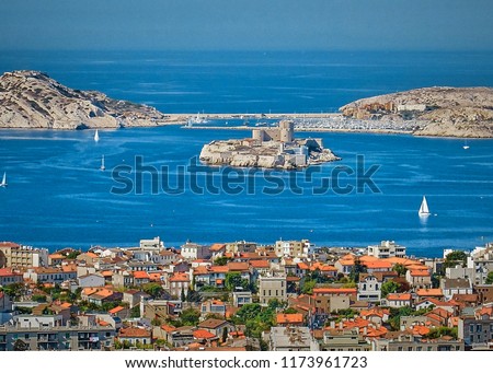 Similar – Image, Stock Photo Marseille / Iles du Frioul