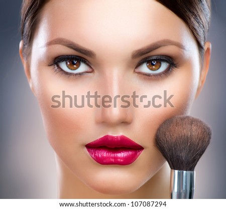 Makeup. Make-up Face