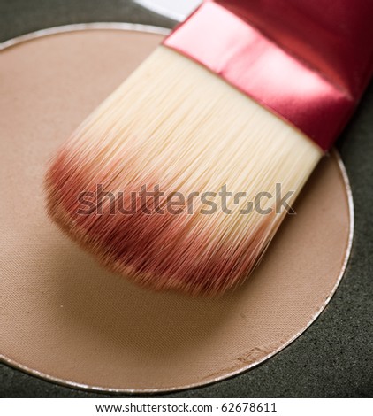 Makeup facial powder.Foundation