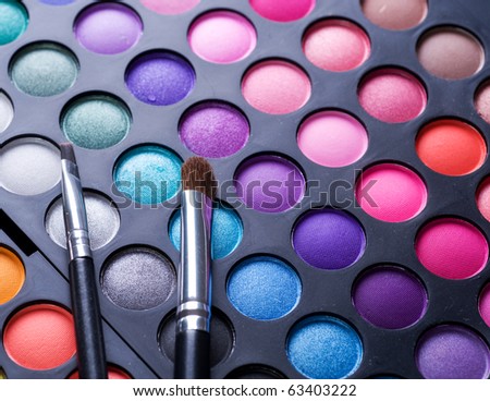 Makeup set.Professional multicolor eyeshadow palette