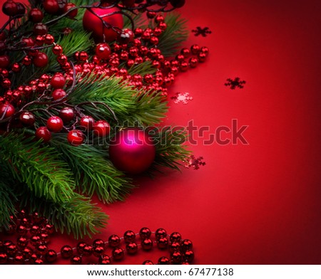 Christmas And New Year Background