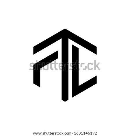 rTL Letter Logo Design polygon Monogram Icon Vector Template