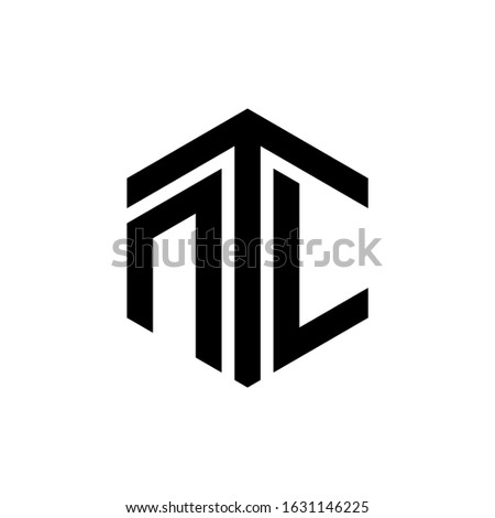 NTL Letter Logo Design polygon Monogram Icon Vector Template