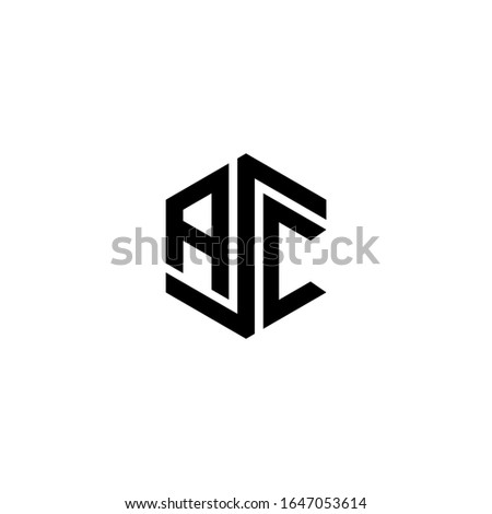 ASC Letter Logo Design polygon Monogram Icon Vector Template
