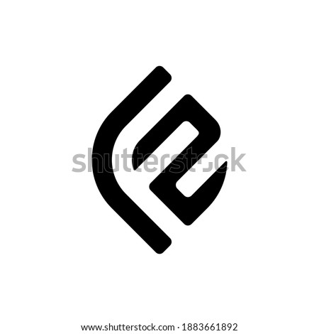 initial F2 Letter Logo Design Monogram Icon Vector Template rounded.FZ logo