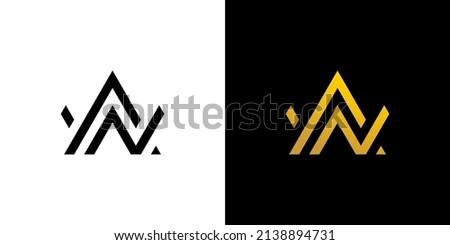 Aw aN wA NA AV Logo Monogram Icon Vector Template