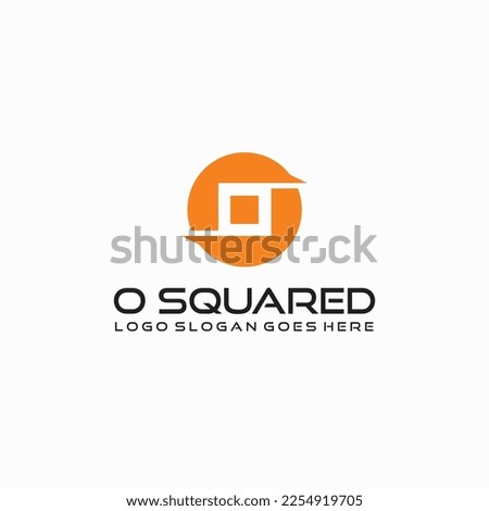 O squared logo vector image