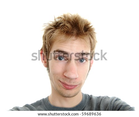 A Generic White Cauasian Young Adult Male Smiling With A Pleasant Look ...