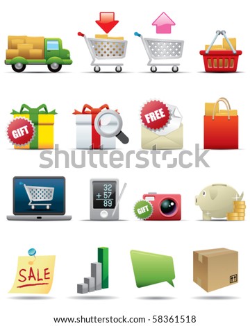 Shopping Icon Set