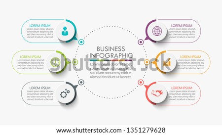 Business data visualization. timeline infographic icons designed for abstract background template