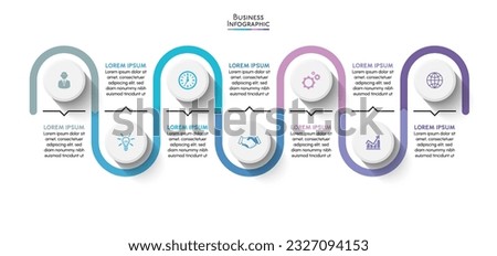 Business data visualization. timeline infographic icons designed for abstract background template