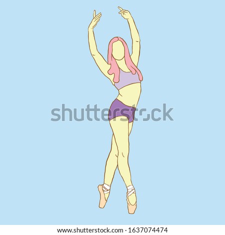 balerina simple design background picture on unsplash