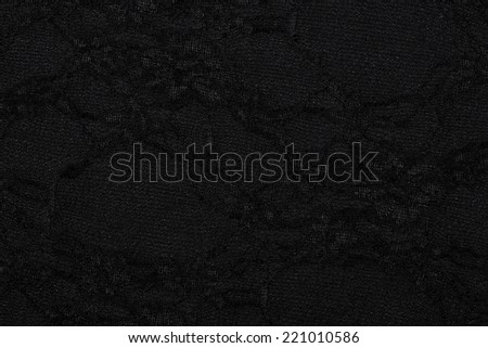 Black material with abstract pattern, a background or texture