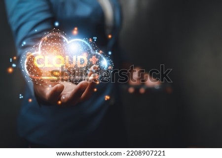 Similar – Image, Stock Photo Cloud in cloud plus cloud