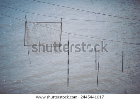 Similar – Image, Stock Photo Goal canoe polo Water