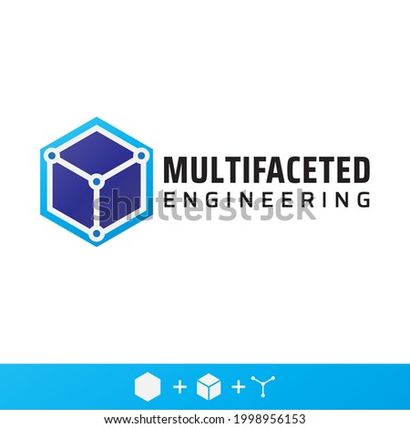 Multifaceted Engineering Company Logo Design. Fit for Development Company, Consultant, Provider Services, Manufacturing etc