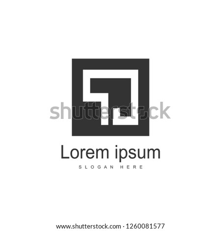 Initial Letter PC Logo Template Vector Design