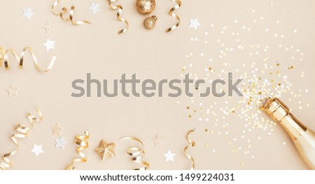 Similar – Image, Stock Photo Celebration with champagne