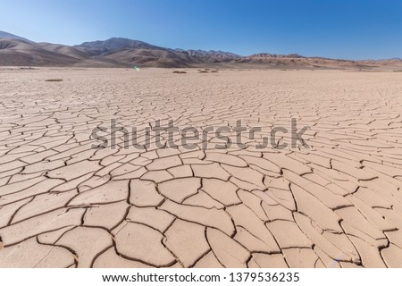 Similar – Image, Stock Photo Nice cracked mud dryness