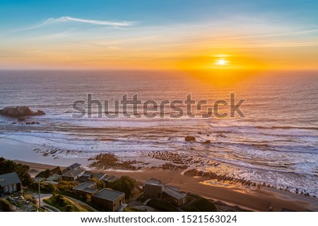 Similar – Foto Bild Strand an der chilenischen Küste bei Valparaiso