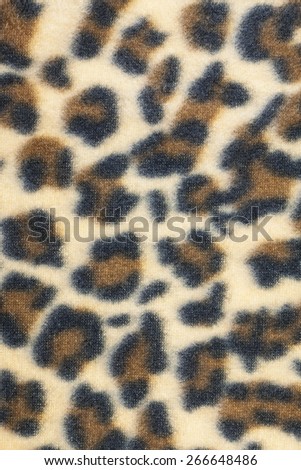 Cloth leopard pattern texture.