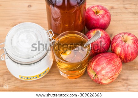 Apple cider vinegar and baking soda combination for acid reflux condition