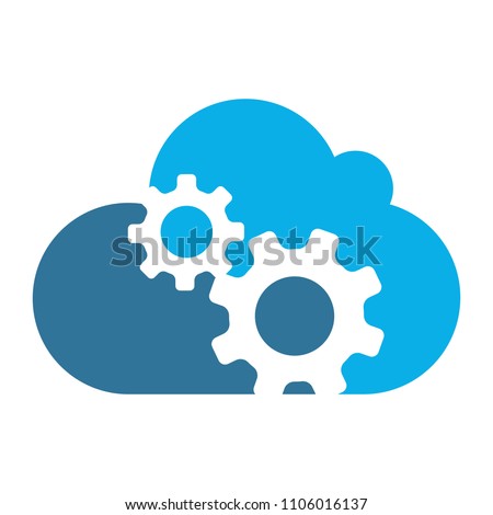 cloud logo. app icon. internet symbol. vector eps 08.