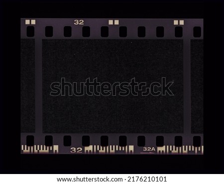 Similar – Image, Stock Photo Black film in sheets black