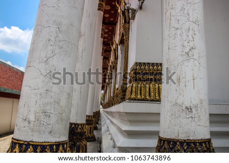 Similar – Image, Stock Photo Buddha as pillar saint