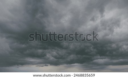 Similar – Foto Bild dunkle Gewitterwolke am Sommertag