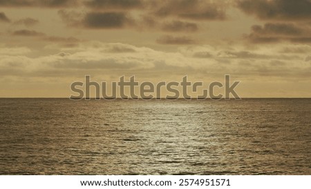 Similar – Image, Stock Photo Spectacular sundown over sea on tropical beach