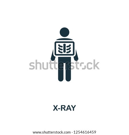 X-Ray icon. Premium style design from healthcare collection. Pixel perfect x-ray icon for web design, apps, software, printing usage. Foto d'archivio © 