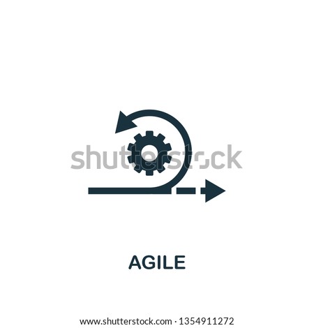 Agile icon. Creative element design from content icons collection. Pixel perfect Agile icon for web design, apps, software, print usage.