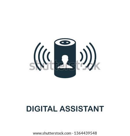 Digital Assistant icon. Creative element design from smart home icons collection. Pixel perfect Digital Assistant icon for web design, apps, software, print usage.