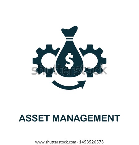 Asset Management vector icon illustration. Creative sign from investment icons collection. Filled flat Asset Management icon for computer and mobile. Symbol, logo vector graphics.