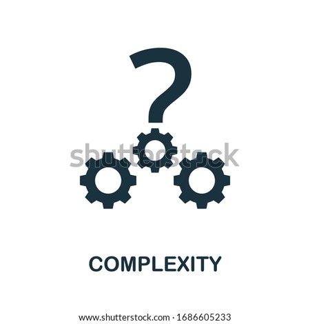 Complexity icon. Simple element from business intelligence collection. Filled Complexity icon for templates, infographics and more.