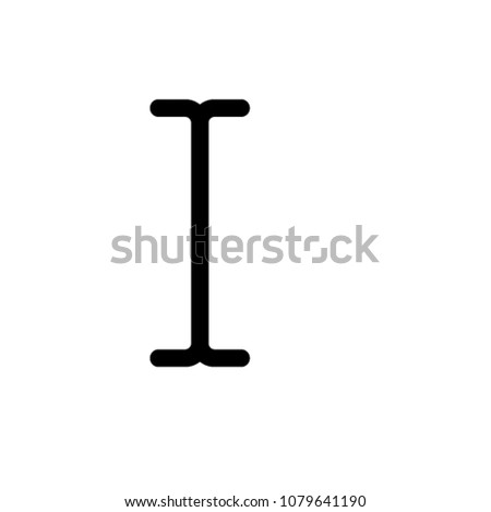 text cursor ICON SYMBOL PICTOGRAM VECTOR