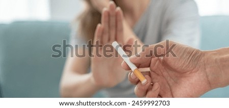 Image, Stock Photo non-smokers Non-smoker