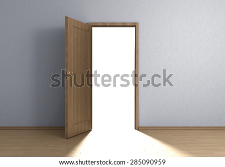 Way out through the open door