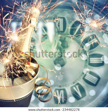 New Year Card Design Stock Photo 234482278 : Shutterstock