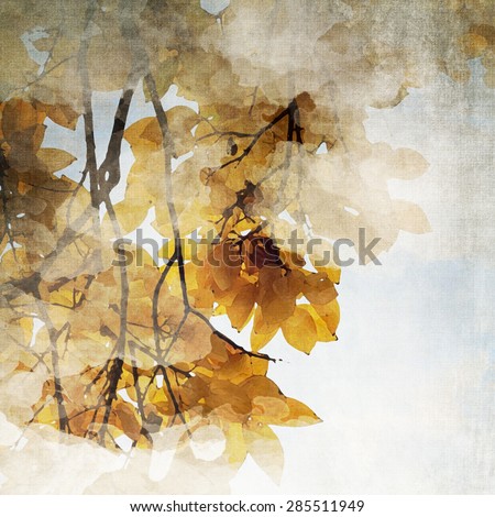 Imitation of the watercolor painting background