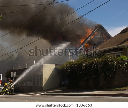 House is consumed in fire in Mill Valley, California