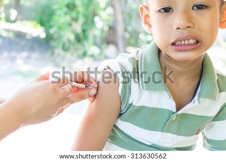Injection vaccinate protection