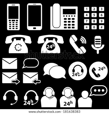 Telephone and Communication Icons